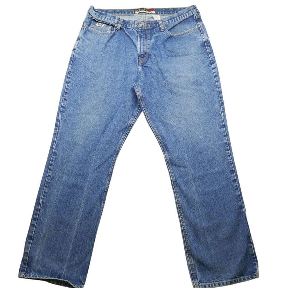 Cinch WRX Jeans Mens 42x36 Flame Resistant FR‎ Blue Denim Workwear HRC-2 - Picture 2 of 15